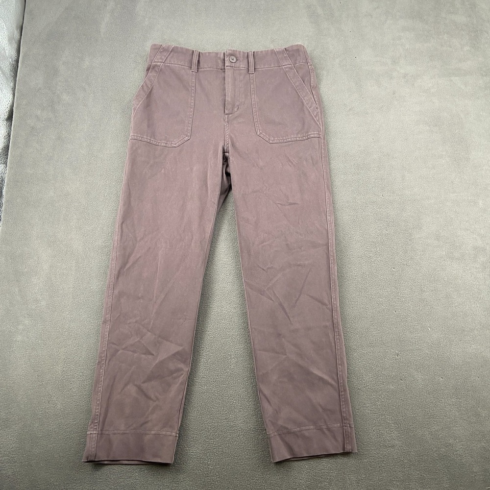 32 Degrees Cool Pants Womens Small Dusty Pink Patch Pockets Regular Straight Leg